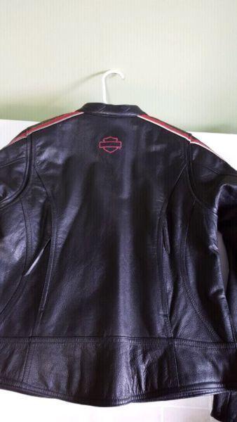Ladies Harley Davidson heavy riding jacket