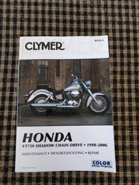 Honda Shadow 750 Clymer Guide
