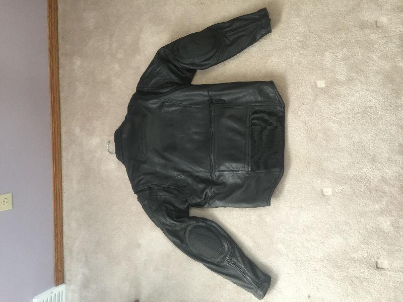 Large Harley Davidson FXRG Leather Tour Rider Jacket
