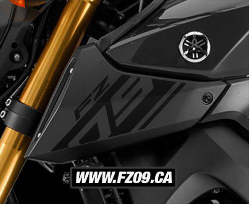 Yamaha Fz-09 autocollant pour couvert entrée d'air !
