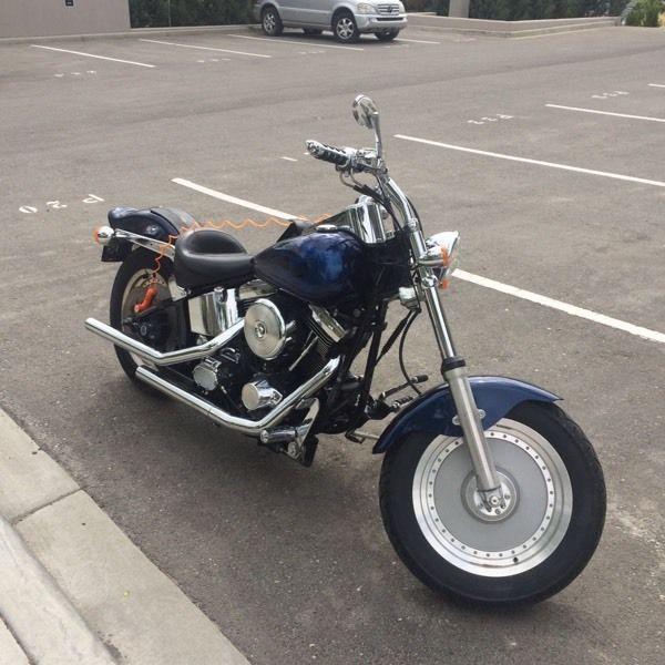 98 Harley softail custom