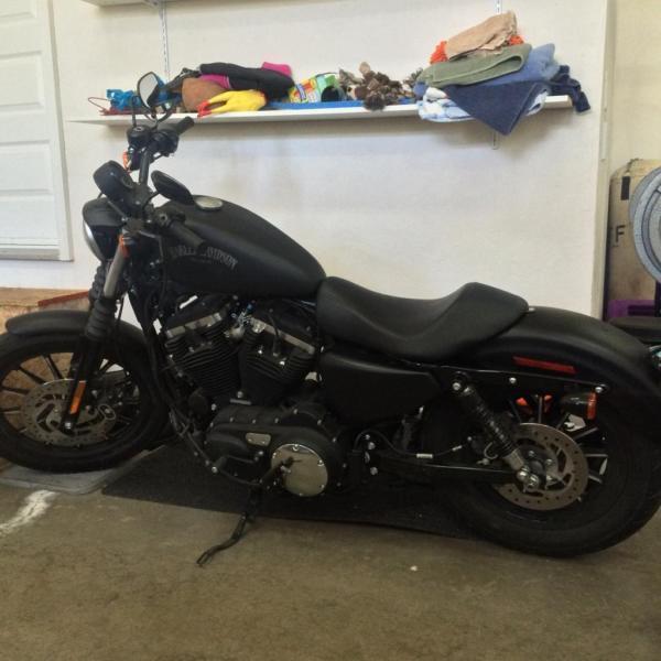 2014 Harley Sportster Iron 883 Denim Black ONLY 230km's