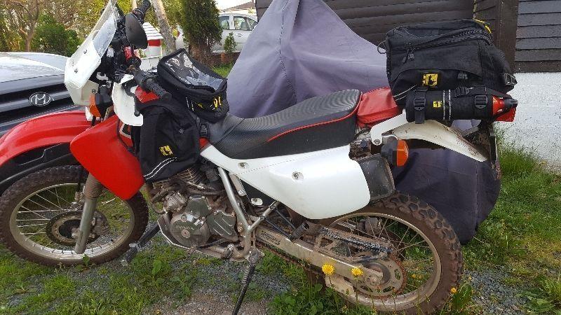 XR650L with lowering link and extras
