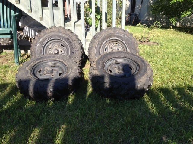 Dunlop ATV tires and rims