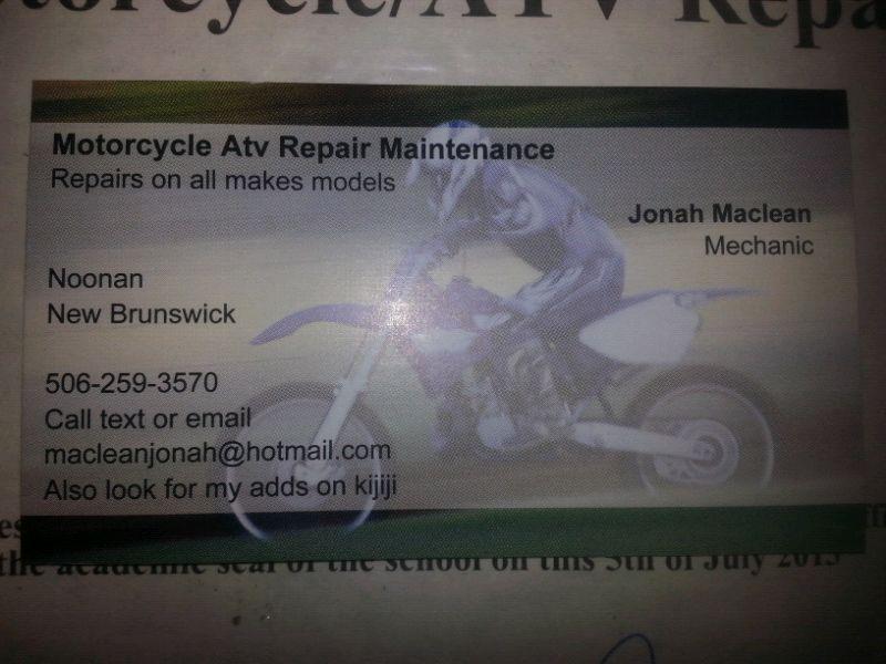 Motorcycle Atv repair