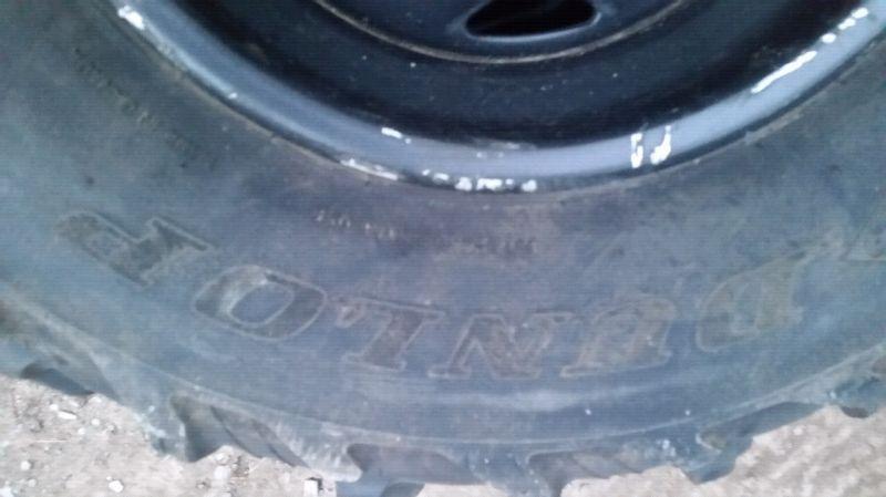 Set of tires for a Honda Rincon four wheeler