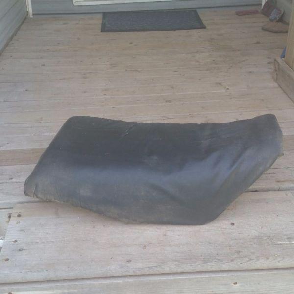 Recovered leather Honda trx seat and other stuff