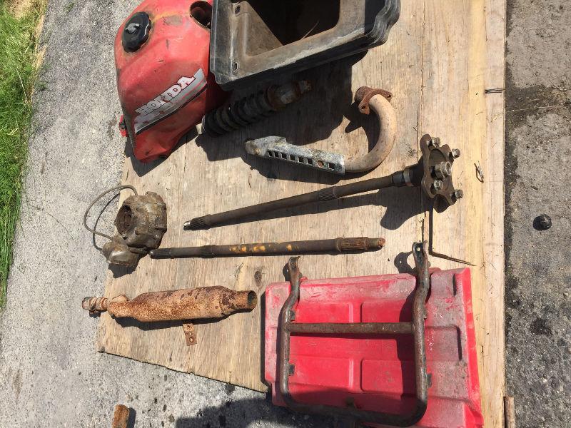 1985 Honda bigred 250 and SX250 parts lot