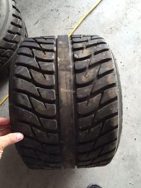 brand new quad rim and tires never used