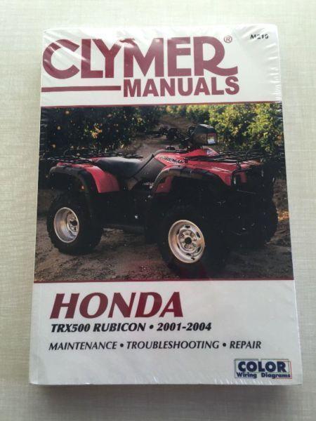 Honda Rubicon Shop Manual Brand New