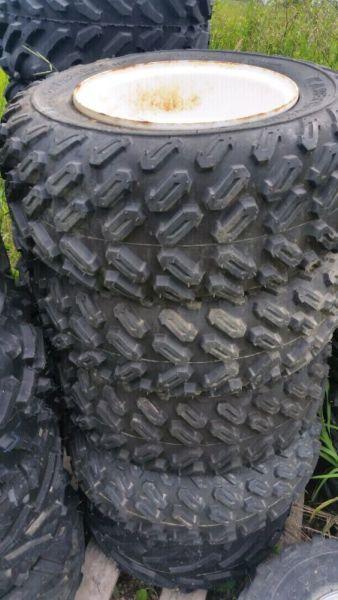 Utility atv and garden tractors tires and rims