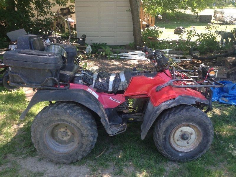 i have a suzuki kingquad for sale 1800 come with spear motor