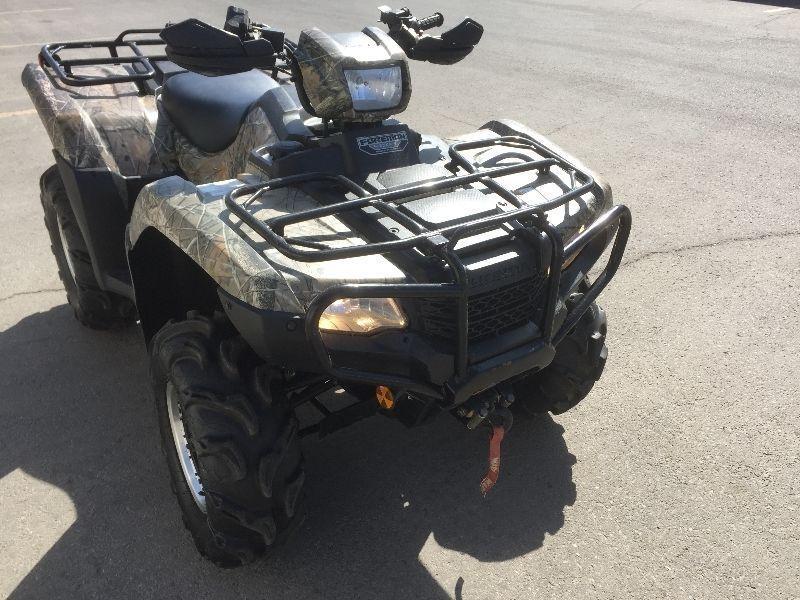 2014 Honda Foreman 500cc, 4X4 for only $79 bi-weekly!