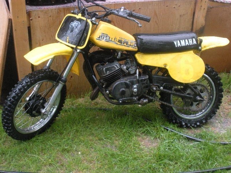 1980 YZ 50 Yamaha Mototcross bike