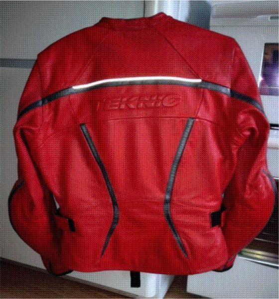 Leather Motorcycle Jacket - TEKNIC Ladies M