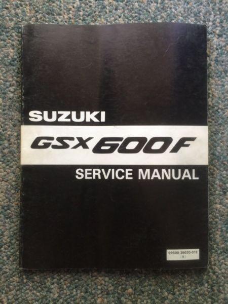 1988 Suzuki Katana GSX600F Service Manual