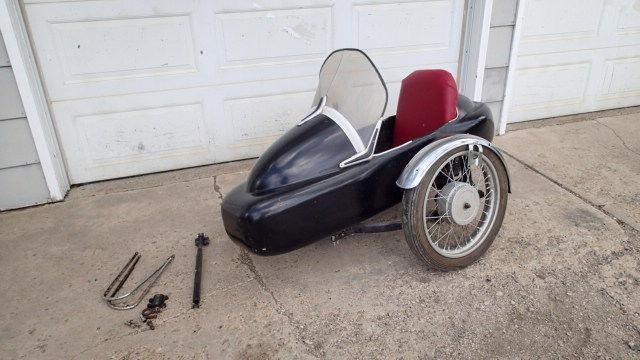 Antique motorcycle sidecar