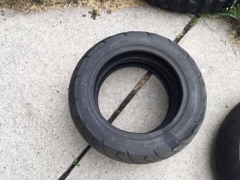 Pair of 10 inch scooter tires