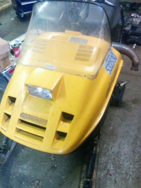 1986 ski doo citation 250 part out