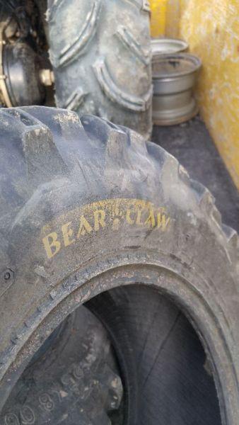Kenda bear claw tires 25x8x12 and 25x10x11