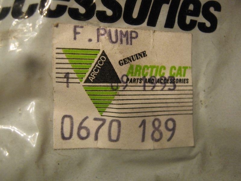 Pompe à essence (Fuel pump) Artic Cat et Polaris (Valeur + 130$)