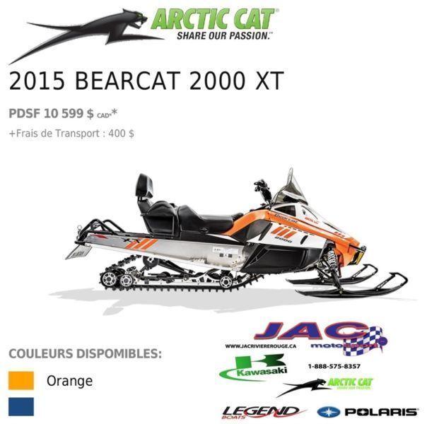 2015 Arctic Cat Bearcat 2000 XT ES 36.13$*/sem **Defiez nos prix