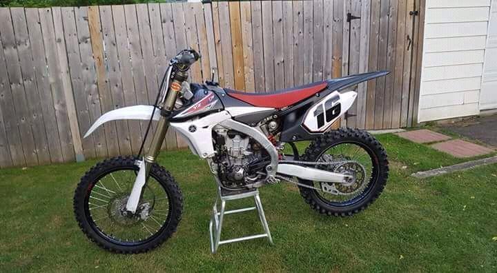 Clean YZ450F white edition