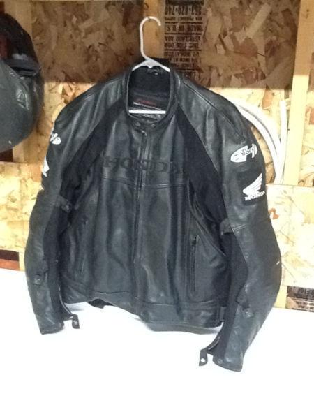 Honda Leather Jacket Size Large