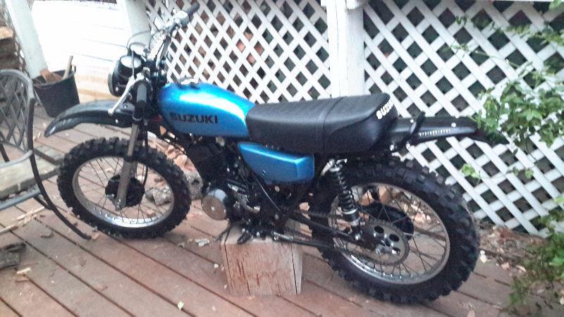 Vintage steet legal dual sport - 1976 Suzuki TC185