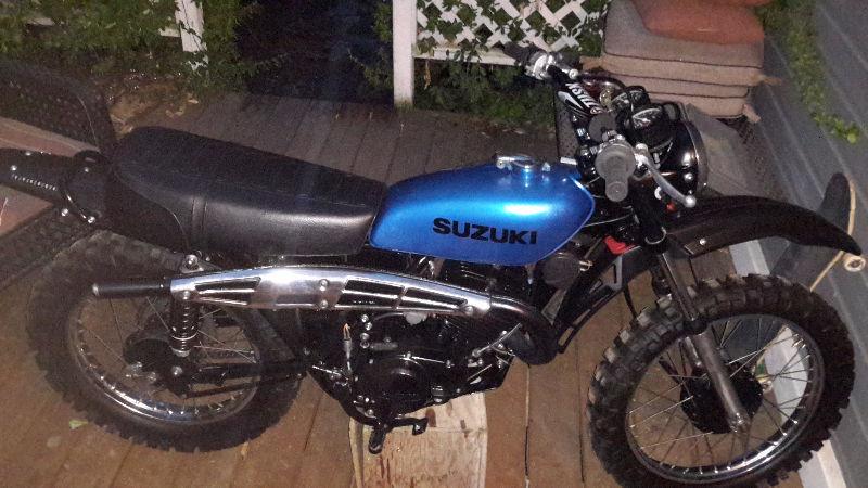 Vintage steet legal dual sport - 1976 Suzuki TC185