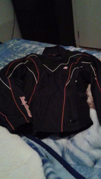 Harley Davidson Ladies Tall Large Jacket with Armour