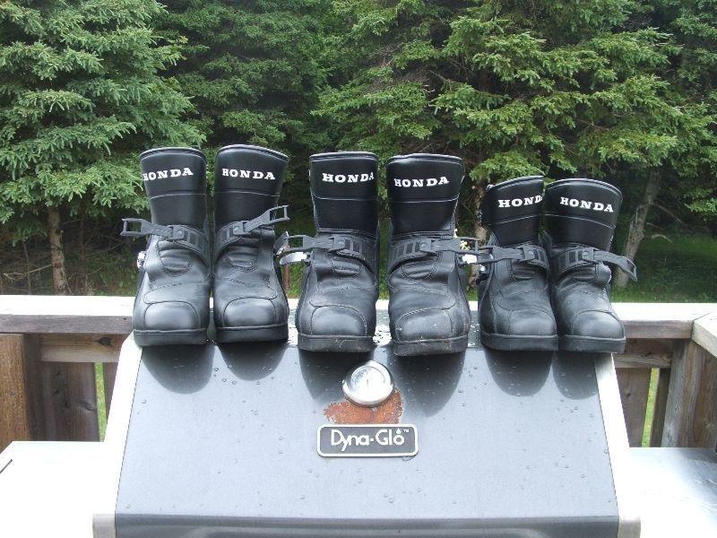 3 pairs of Joe Rocket Riding boots