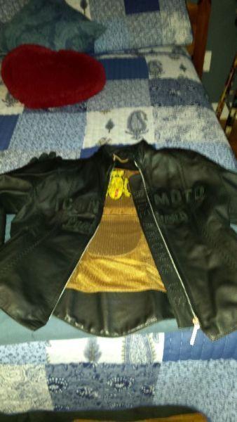 ICON Woman's Leather Jacket and Pants
