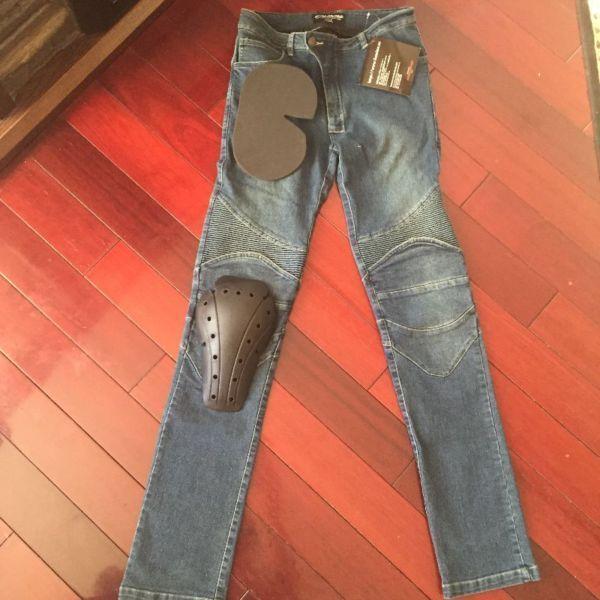 Motorcycle Riding Jeans Pants With Pads