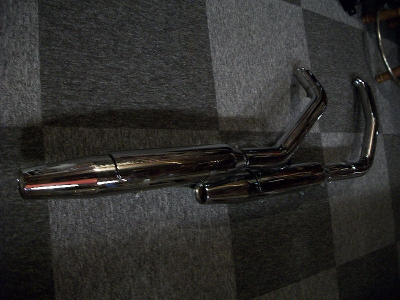 110th anniversary Harley SuperGlide complete exhaust