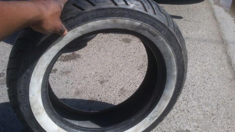 Motorcycle Tires 2 for sale (both back)