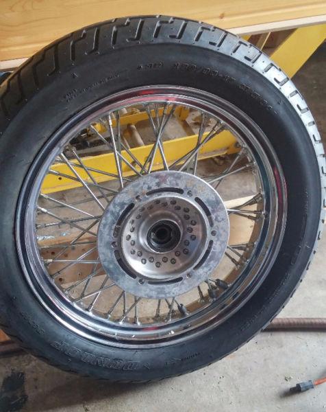 Honda Shadow Ace Rear Wheel and tire