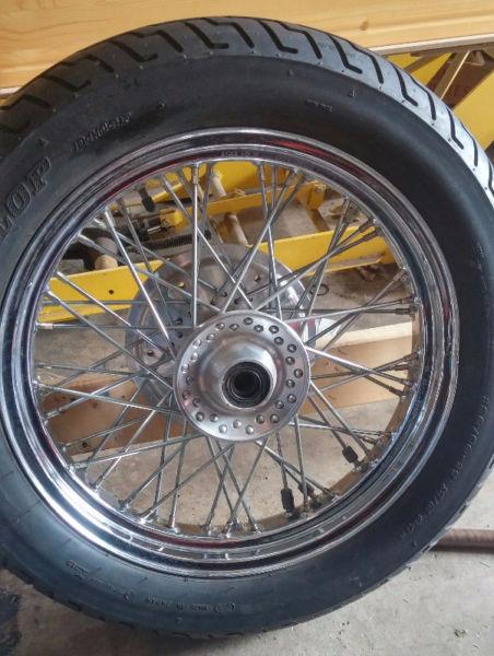 Honda Shadow Ace Rear Wheel and tire