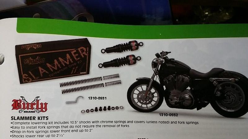 Burly slammer kit suspension lowering bnib