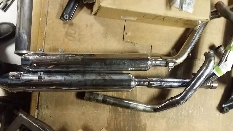used Super Trapp exhaust system Harley touring flh models