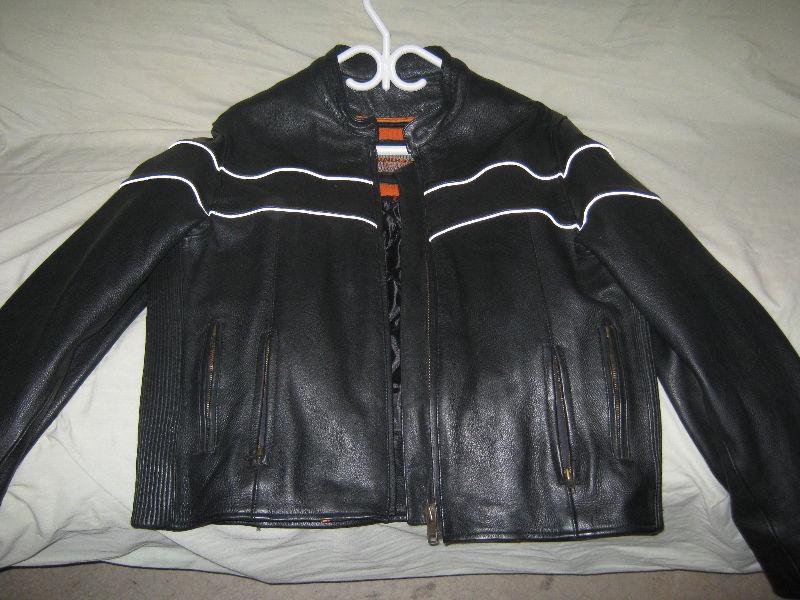 Woman's Leather Motorcycle Jacket