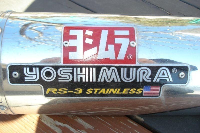 YAMAHA R6 YOSHIMURA RS3 STAINLESS PIPE