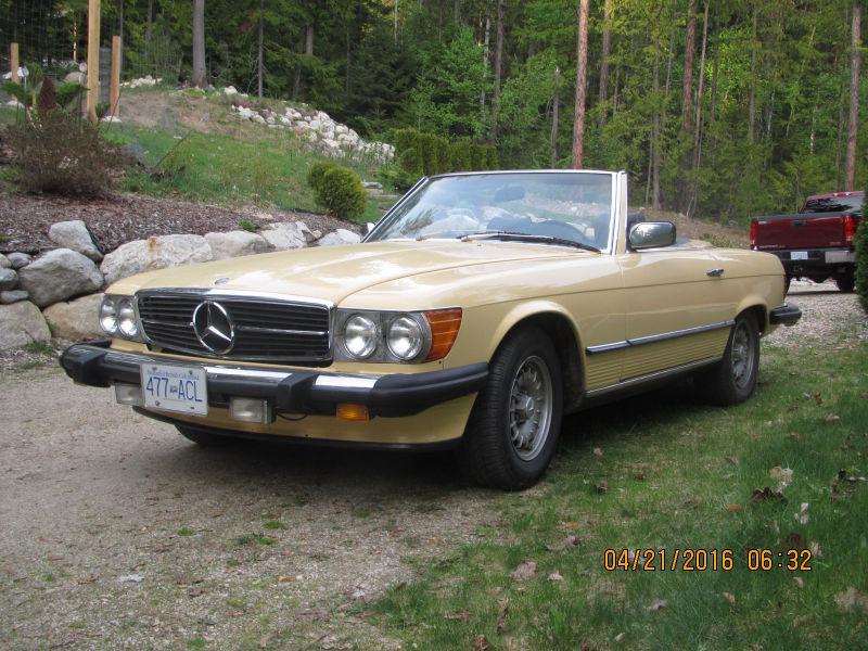 Wanted to trade my 1980 mercedes 450 SL for a Harley heritage