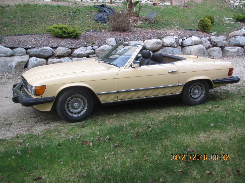 Wanted to trade my 1980 mercedes 450 SL for a Harley heritage