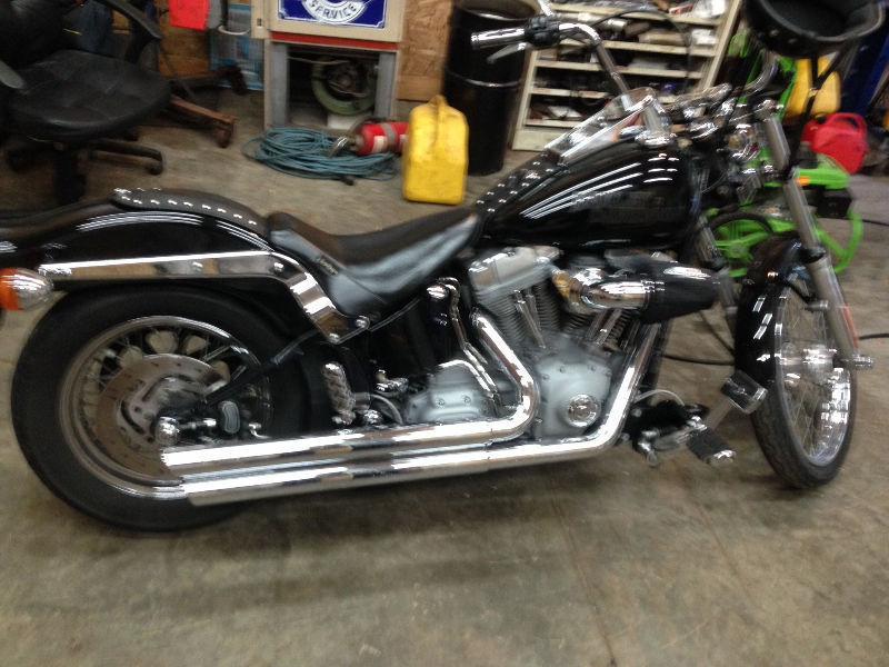2000 softail in awesome shape with rebuild engine