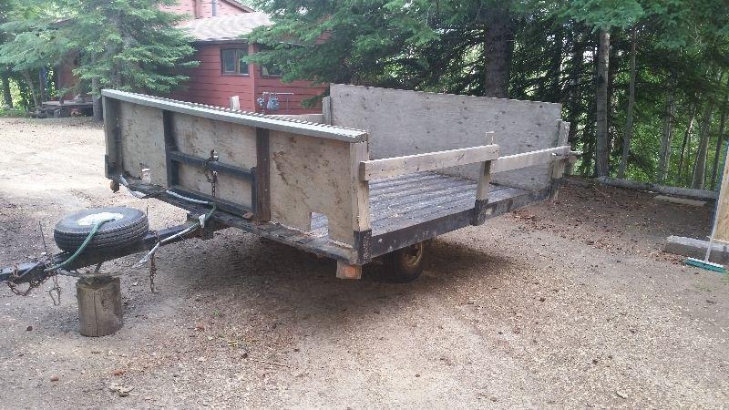 utility trailer for 2 atvs or 2 sleds