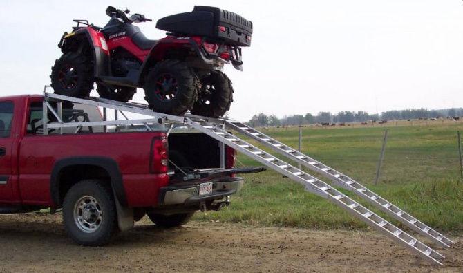 Aluminum Over-Box Riser Unit for 2-up 2-seater ATVs