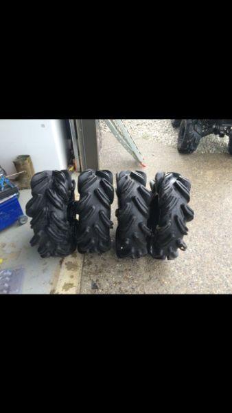 Rim and Tires for a Artic cat