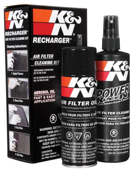 K&N Air filter with PreFilter and cleaning kit