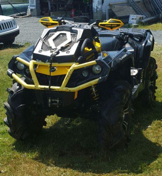 2015 Can-Am Outlander XMR 100 w/trailer and ramps